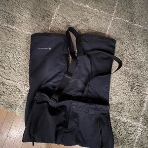 Obermeyer Men's Black Ski Pants bibs